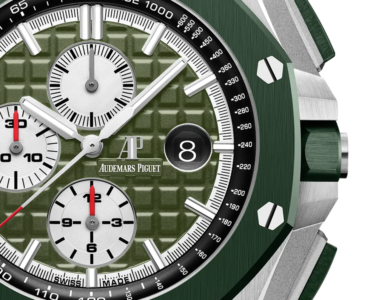 [2026 Mirror Grade]Audemars Piguet OFFSHORE Khaki Green Camouflage Dial CHRONOGRAPH 44mm 26400SO.OO.A055CA.01