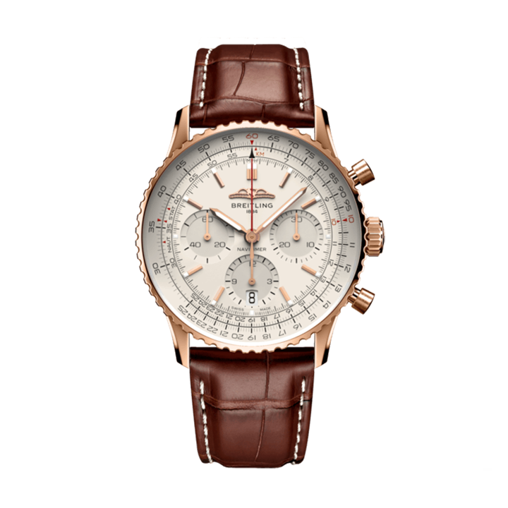 [2026 Mirror Grade]Breitling RB0139211G1P1 Navitimer B01 Silver Dial