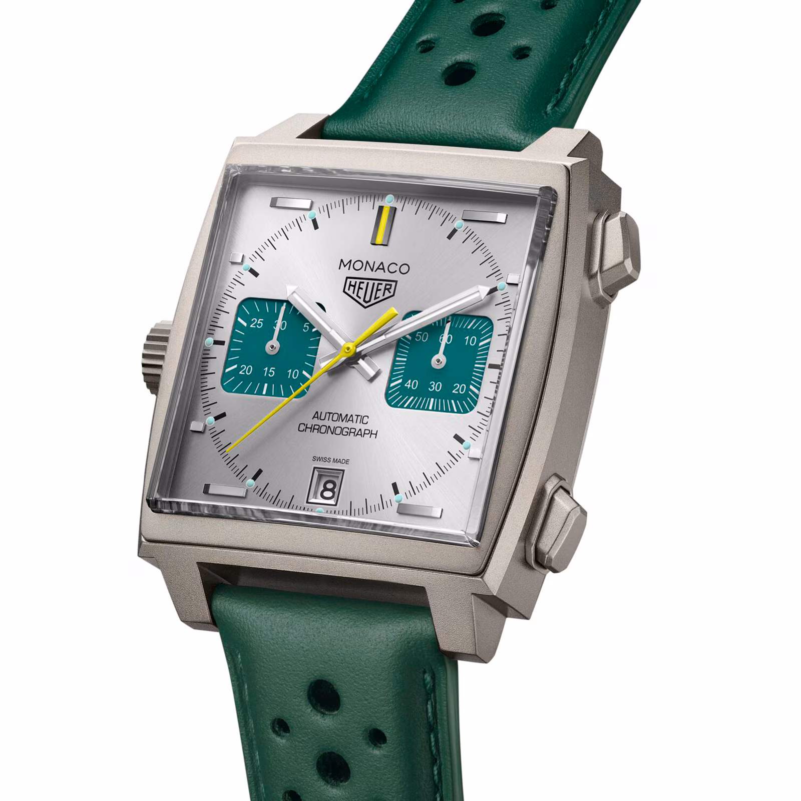 [2026 Mirror Grade]TAG Heuer Monaco Chronograph Racing Green 39mm Mens Watch CAW218E.FC6565