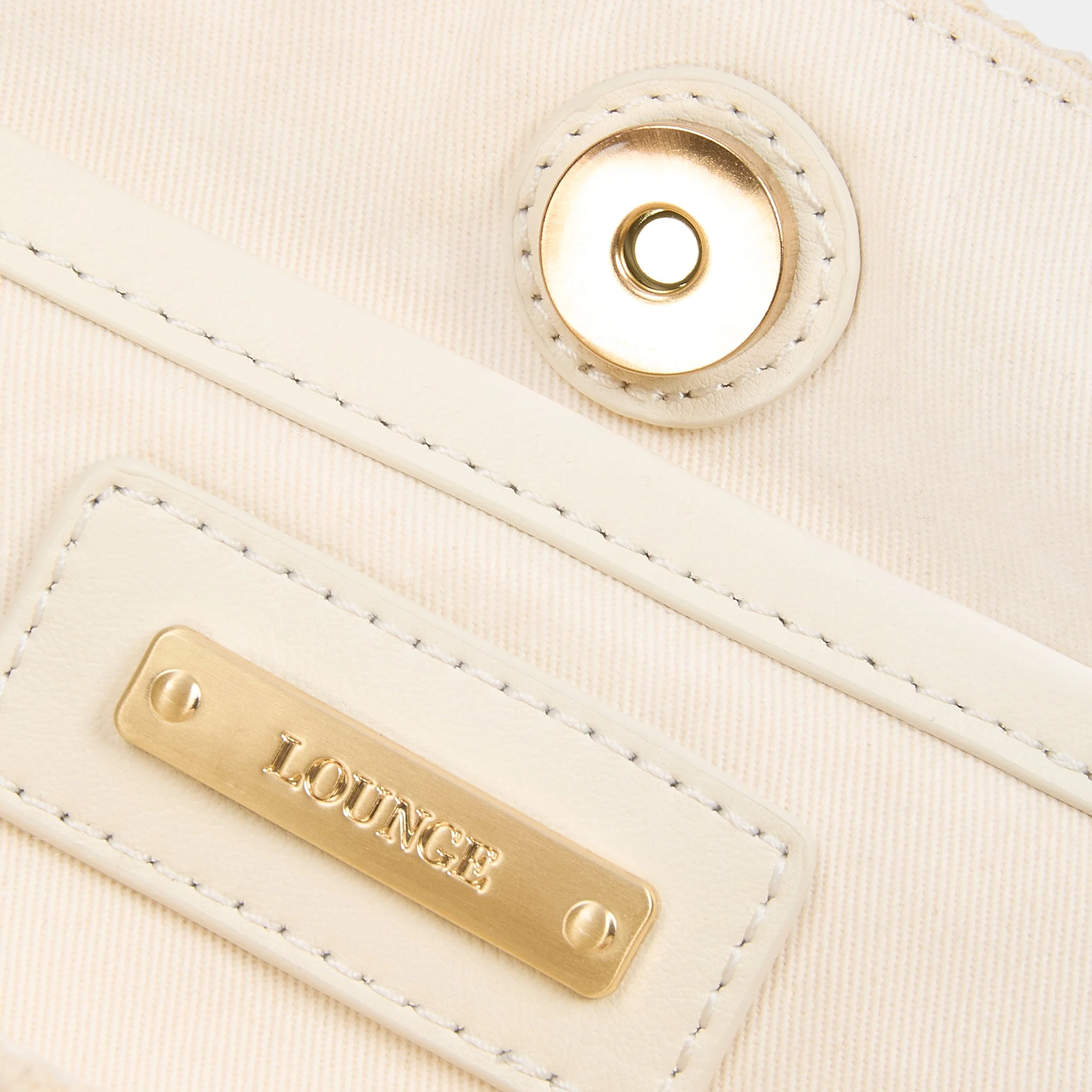 Clover Clutch Bag - Cream