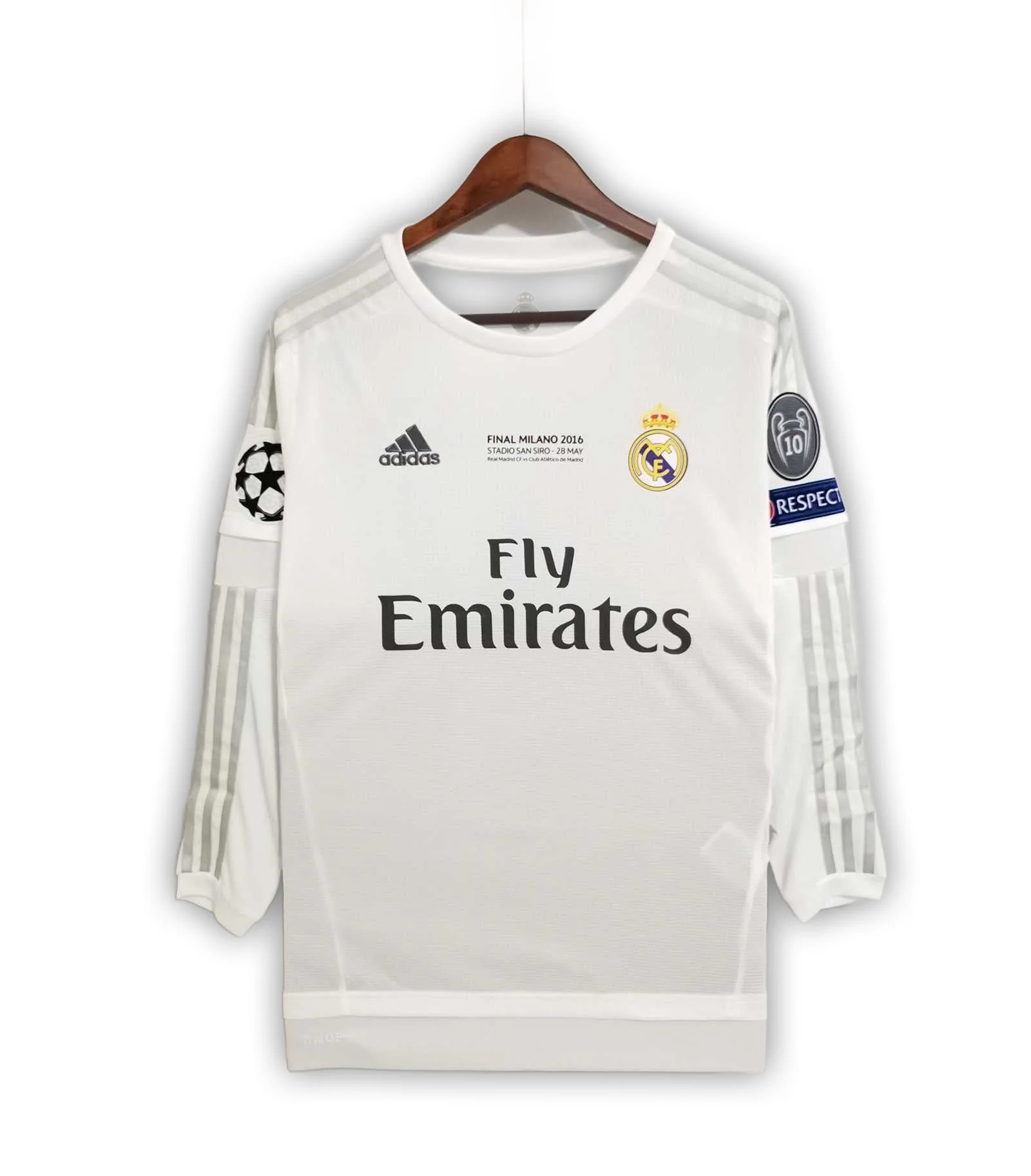 Real Madrid 2015/16 Home Long Sleeve
