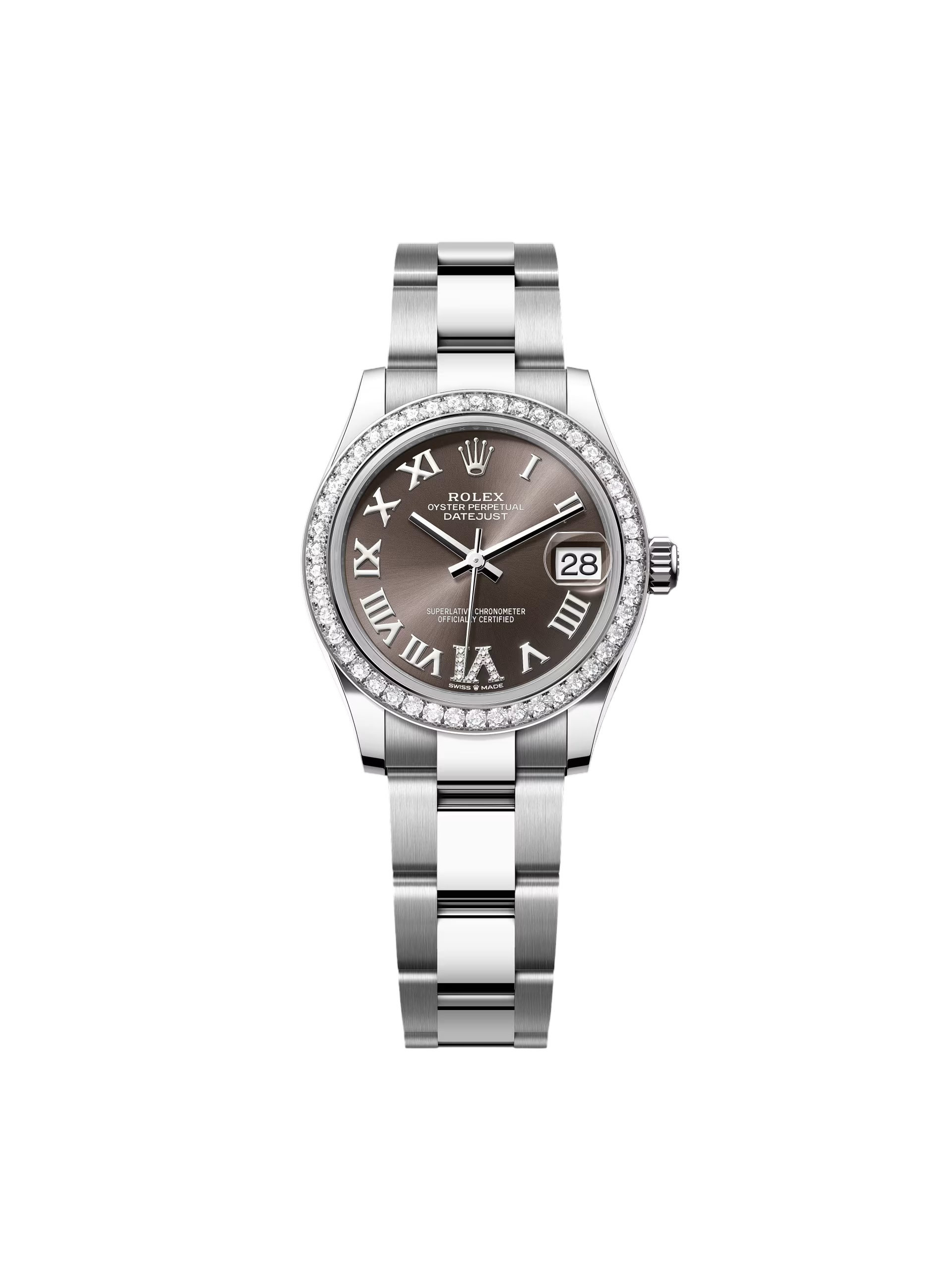 [2026 Mirror Grade]RLX Datejust m278384RBR-0031/0032 Dark Grey 31mm Dial Oyster Watch