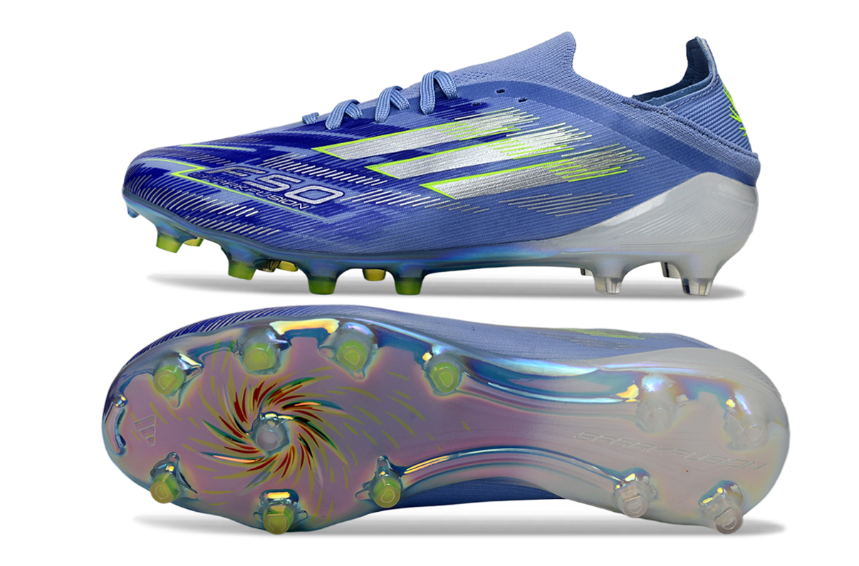 F50 with shoelaces fully knitted waterproof FG Football Shoes