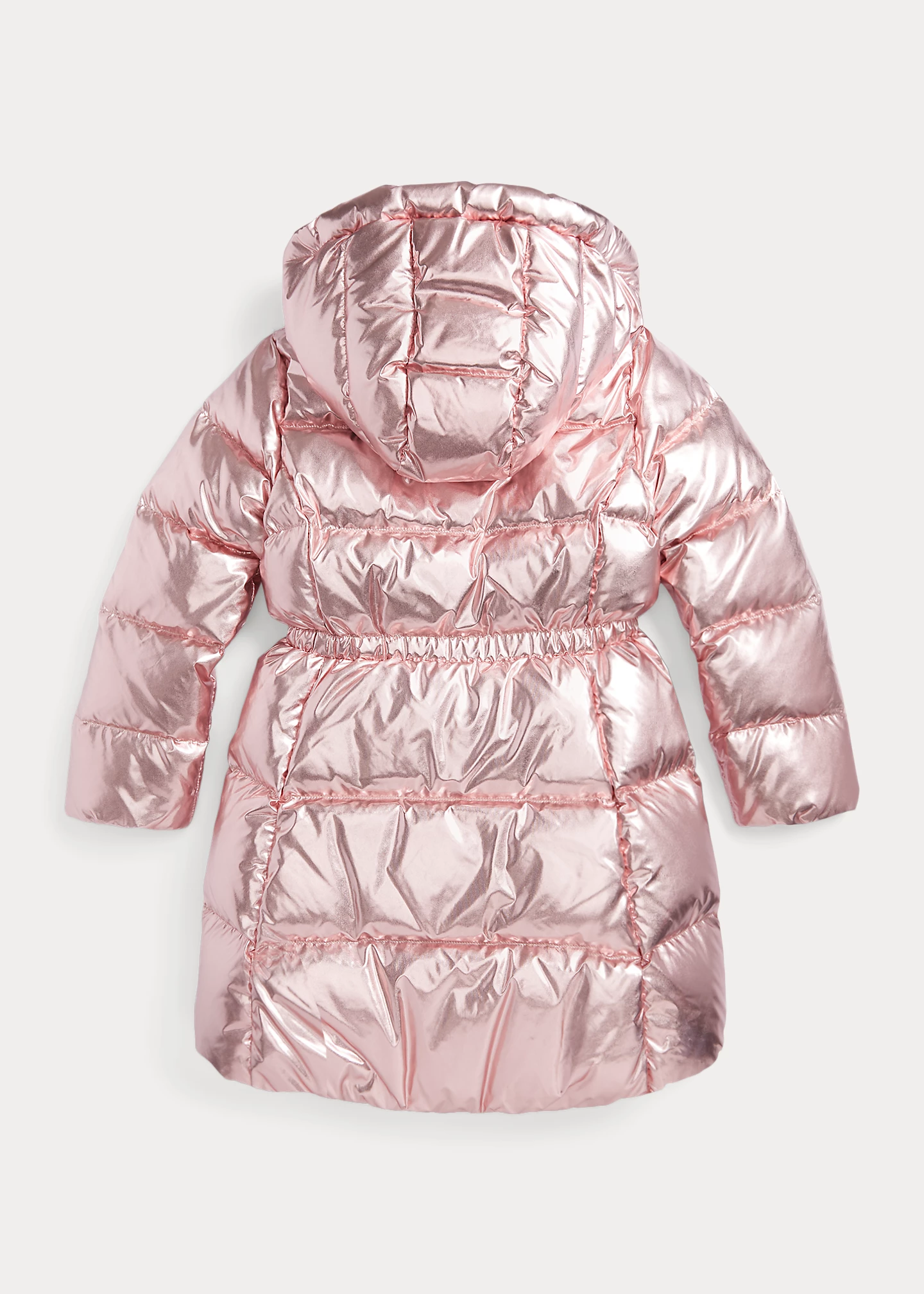 Metallic Water-Resistant Down Coat