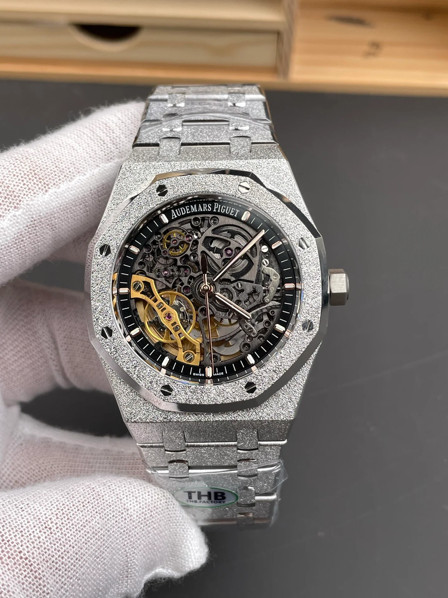 Royal Oak 15416 Black Ceramic Skeleton