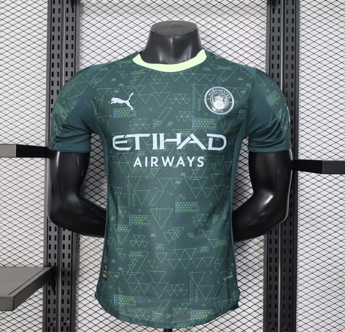 Manchester City Authentic Fourth Away Football Jersey Shirt 2025/26