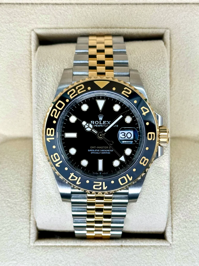 [2026 Mirror Grade]Rolex 126713GRNR GMT-Master II Black Dial Two-Tone 40mm Watch
