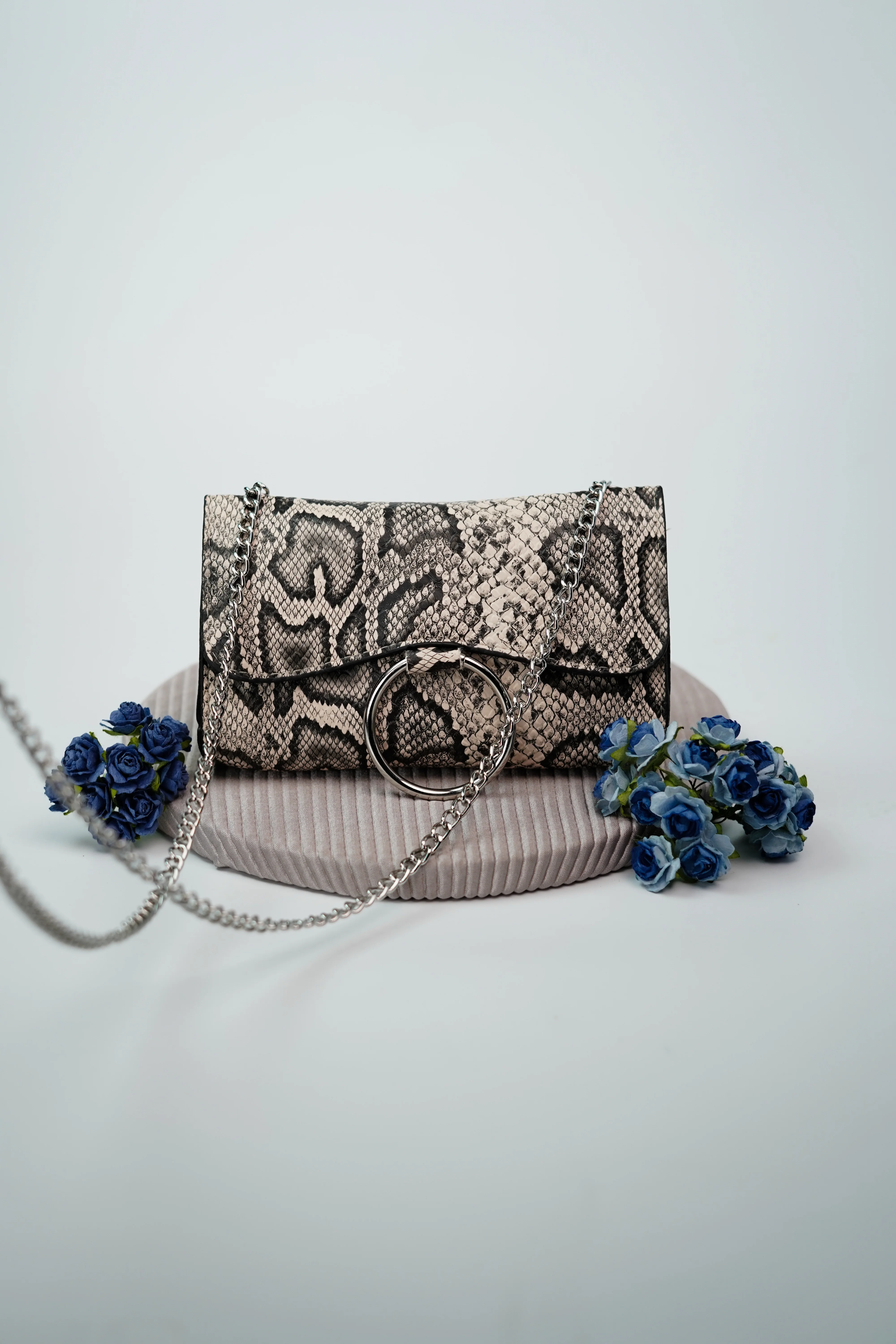 Reptile Print Sling Belt Bag