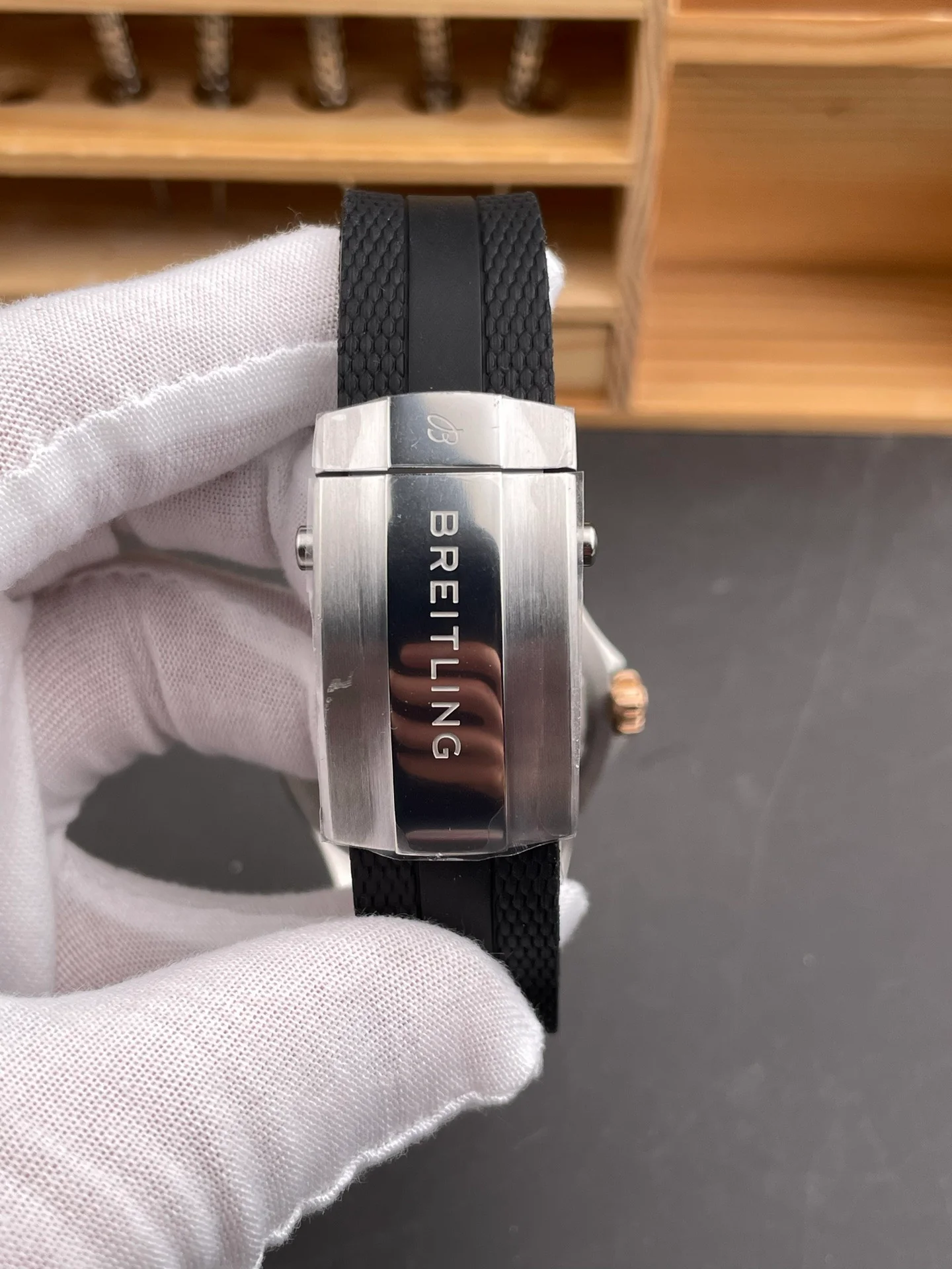Superocean Two-tone Rose Gold Black Dial