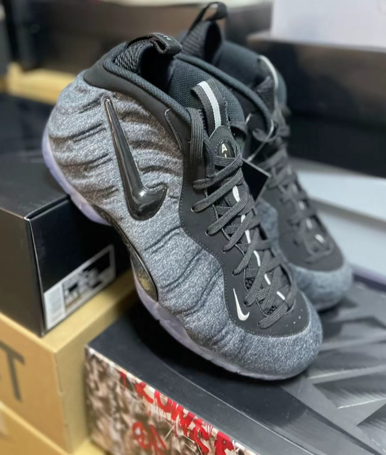 Nike Air Foamposite One "Tech Fleece"