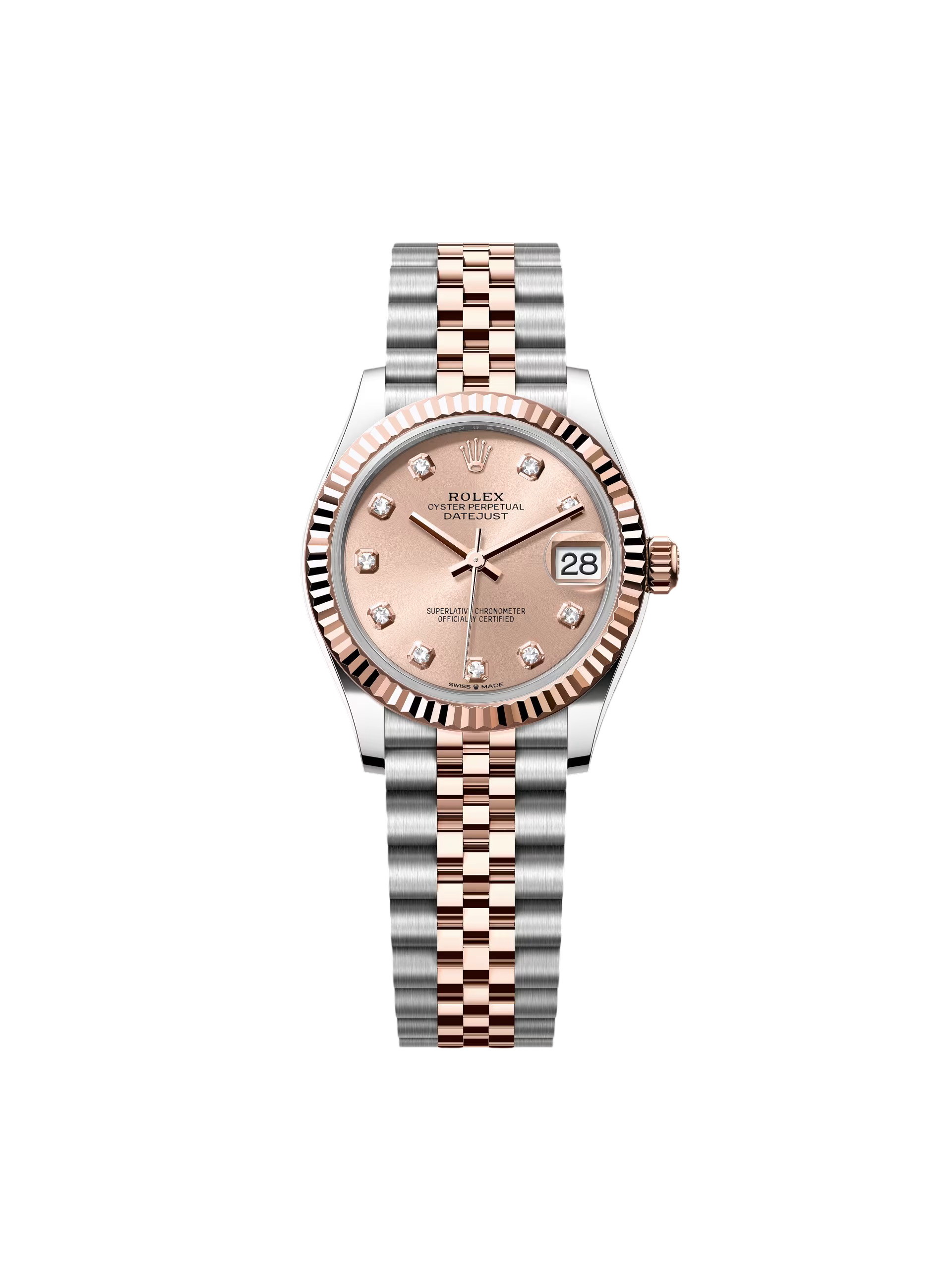 [2026 Mirror Grade]RLX Datejust m278271-0023/0024 Rose 31mm Dial Oyster Bracelet Watch