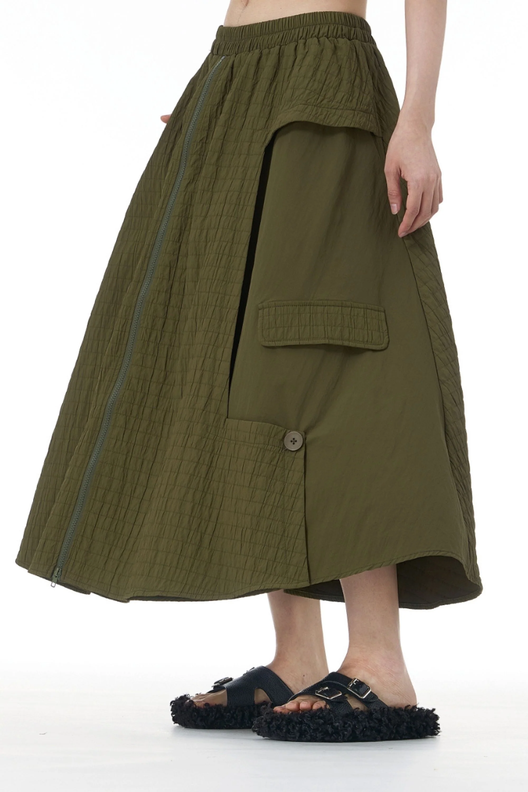 Cosmic Forest  Zip Skirt