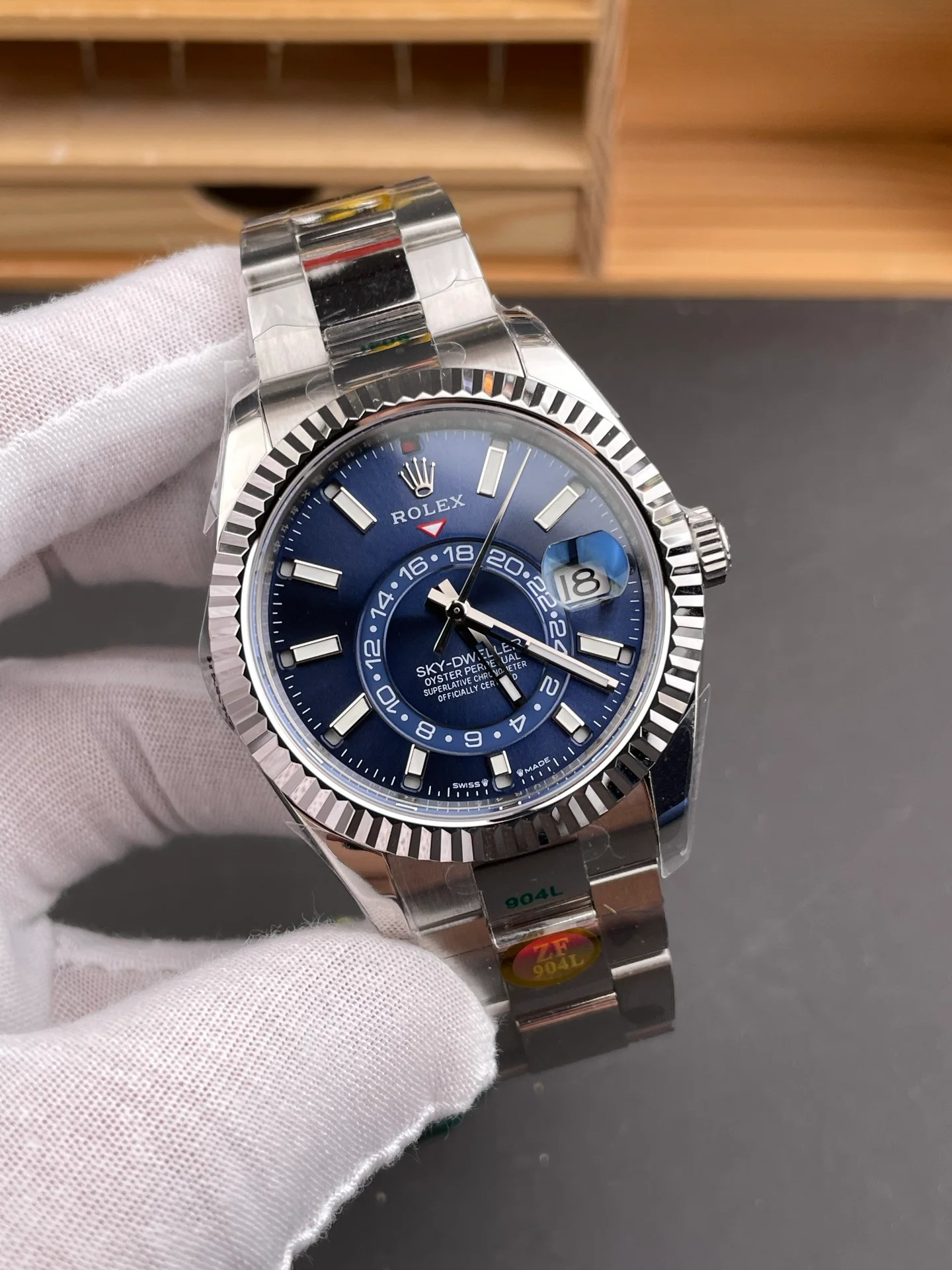 Sky-Dweller Blue Dial