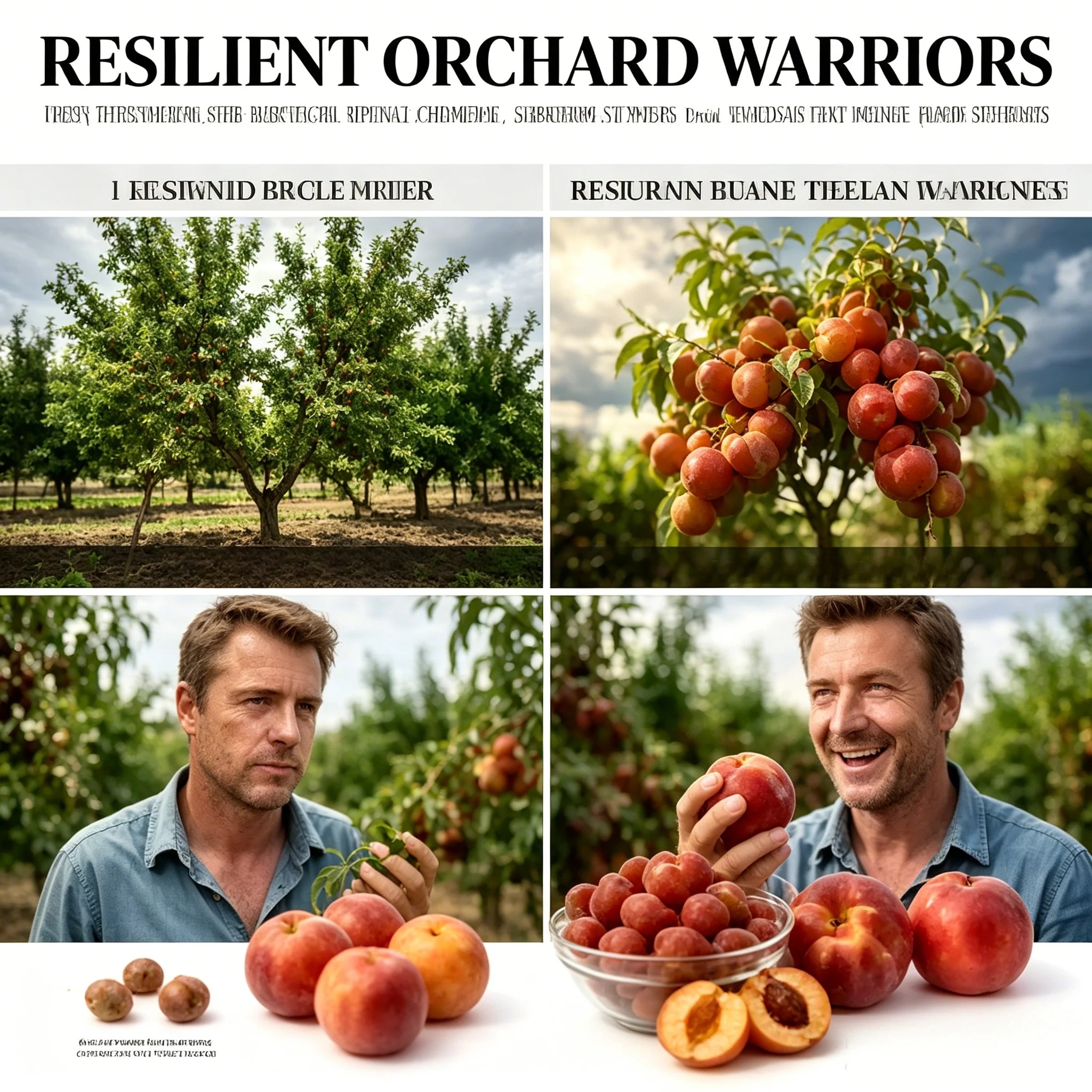 🍑 Mini Heirloom Peach Tree – Giant Honey-Sweet Red Fruit 🔥