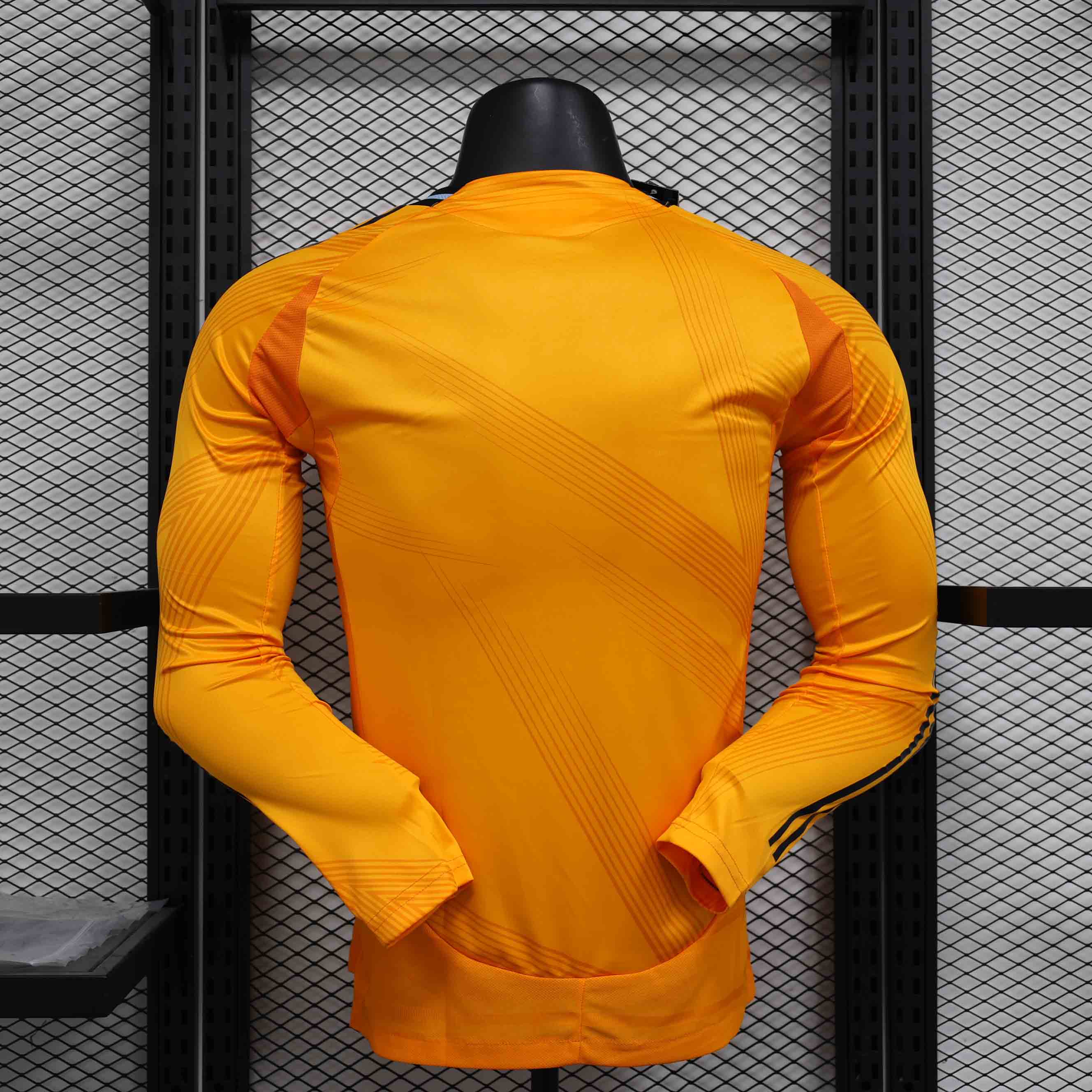 Real Madrid Authentic Soccer Jersey Away Shirt Long Sleeve 2024/25