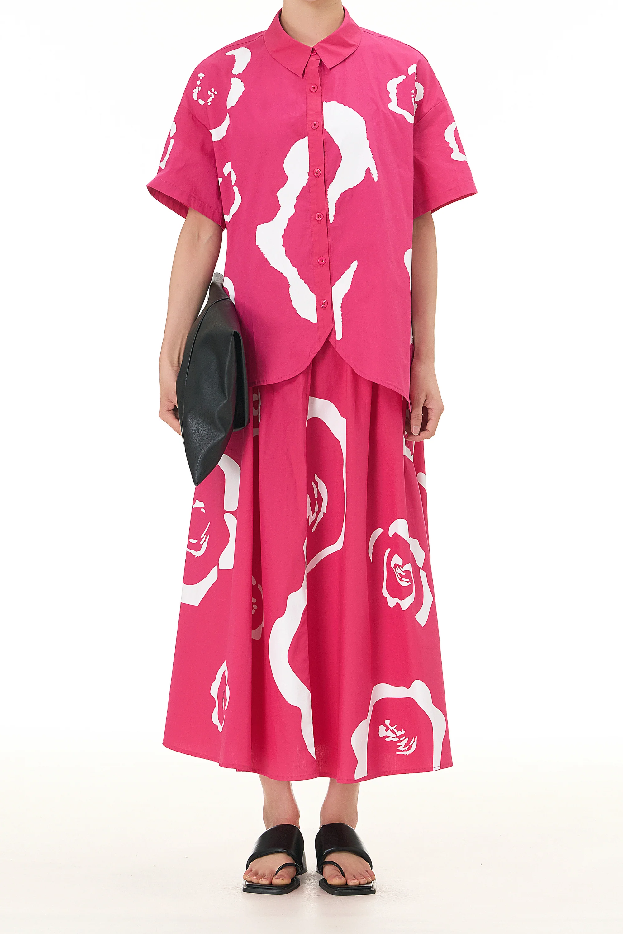 Pink Bloom Fusion Coord Set
