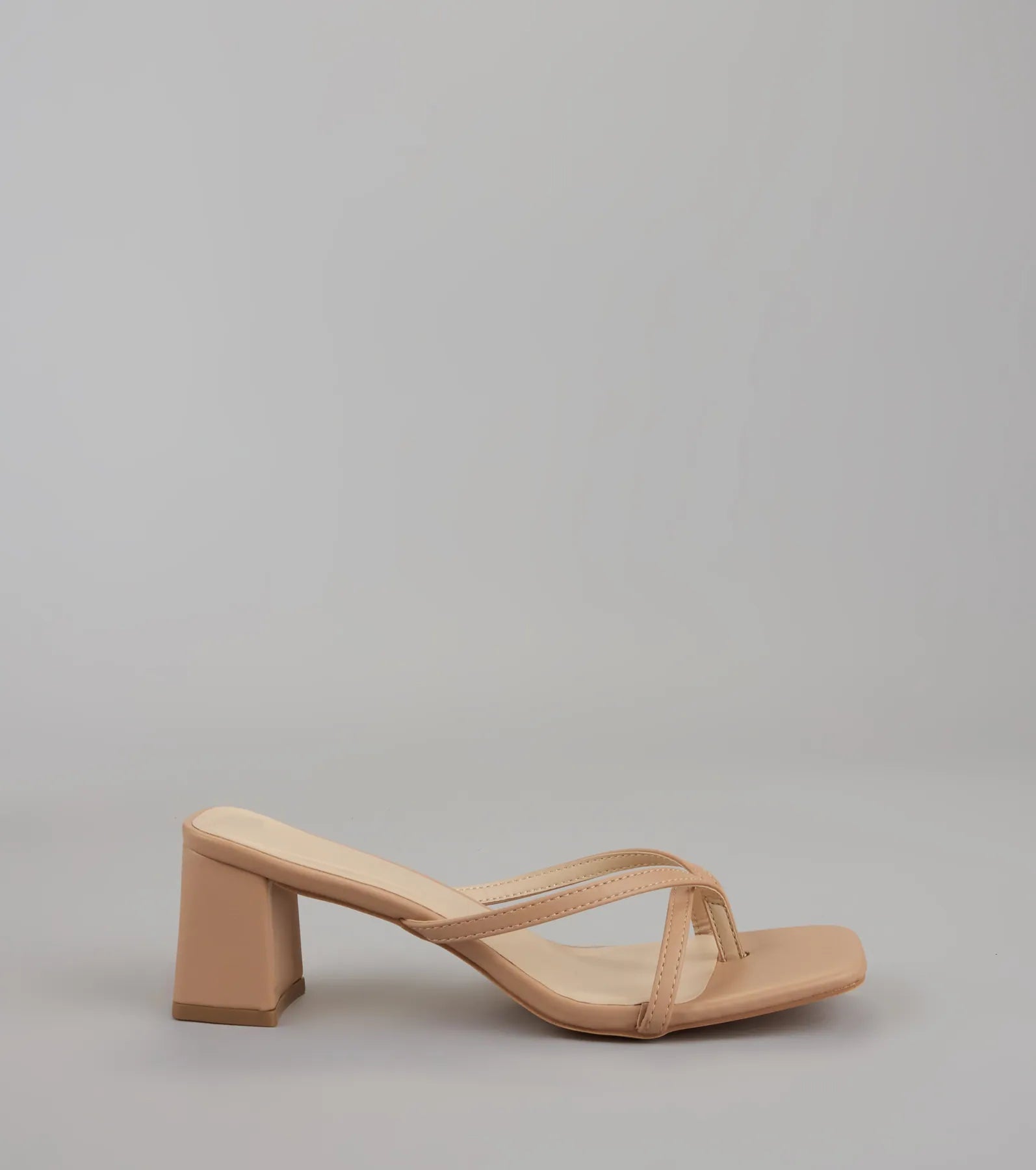Can’t Talk. Busy Strutting Block Heel Mules