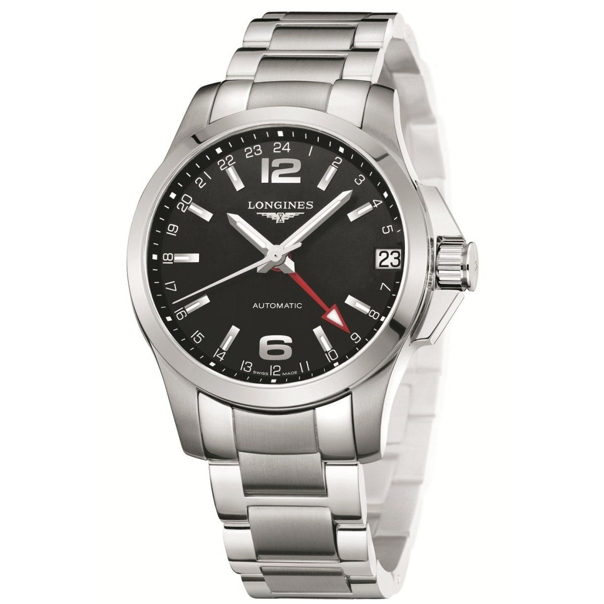 [2026 Mirror Grade]Longines Men's L36874566 Conquest Automatic Stainless Steel Watch