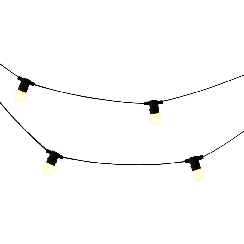 SANICO Girlanda ogrodowa Sanico Goldlux Party M2, 10 mlecznych żarówek, 6,2 m