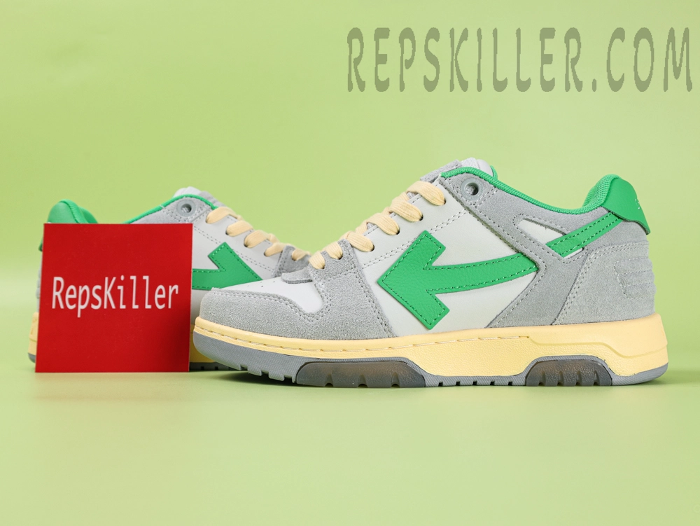 Off-White Out Of Office Low 'Light Grey Green'