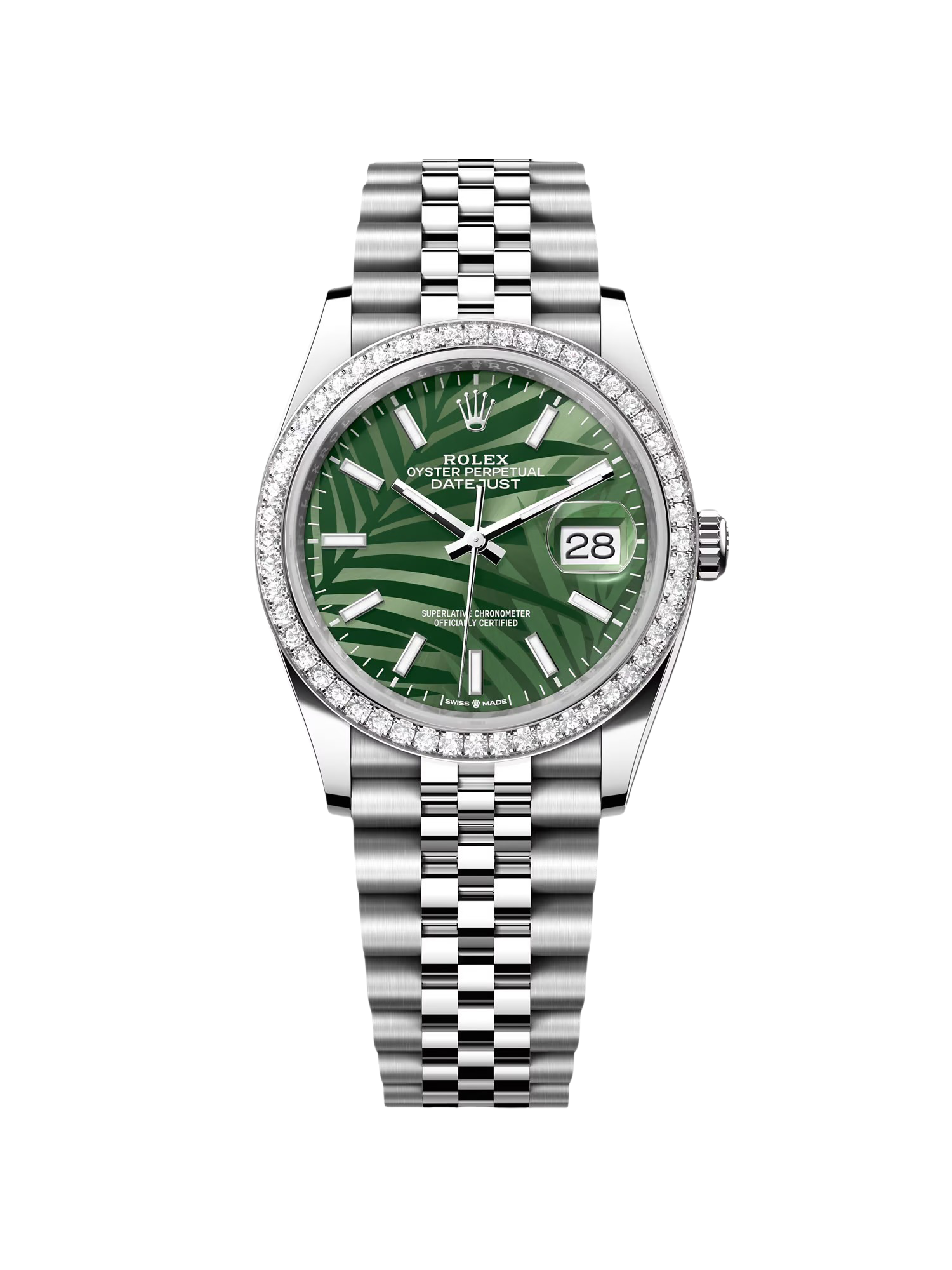 [2026 Mirror Grade]RLX  Datejust 36mm 126284 Olive Green Dial Jubilee Bracelet