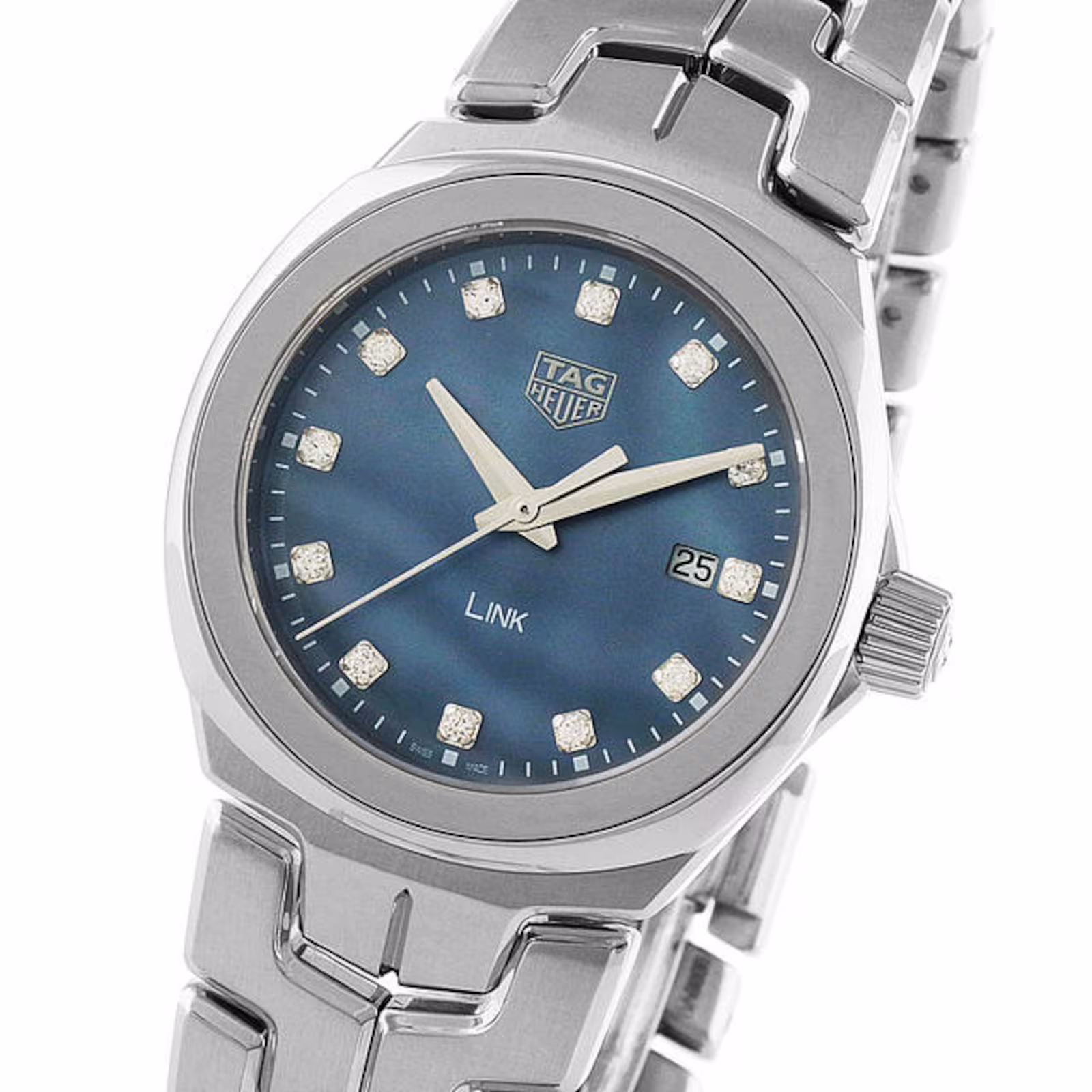 [2026 Mirror Grade]TAG Heuer Link Quartz Date 32mm Mother Of Pearl Ladies Watch WBC1313.BA0600