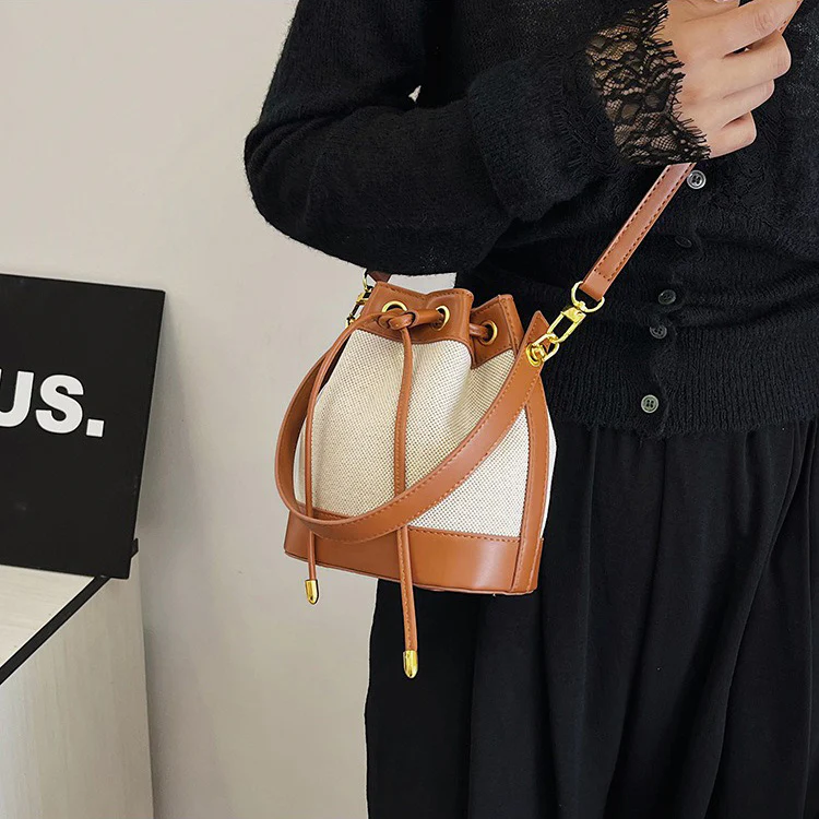 Chloe Canvas Bucket Bag