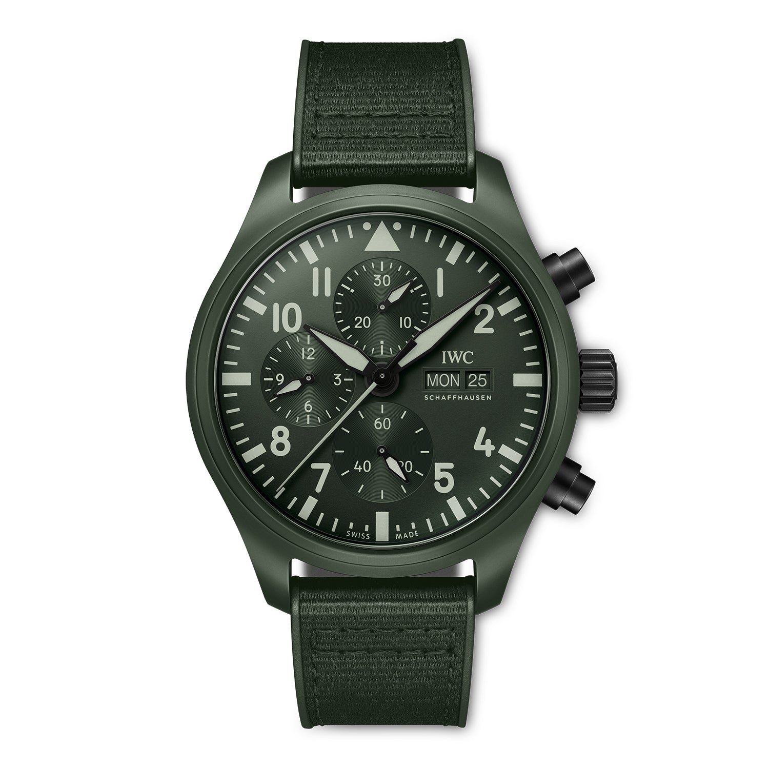 [2026 Mirror Grade]IWC-Pilot's Watch Chronograph TOP GUN Woodland (IW389106)