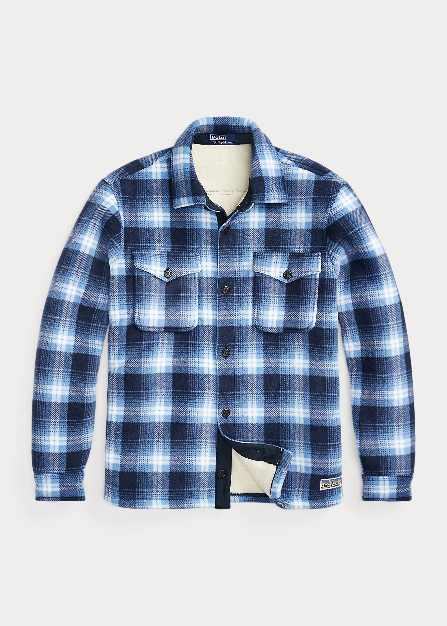 Plaid Fleece Overshirt
