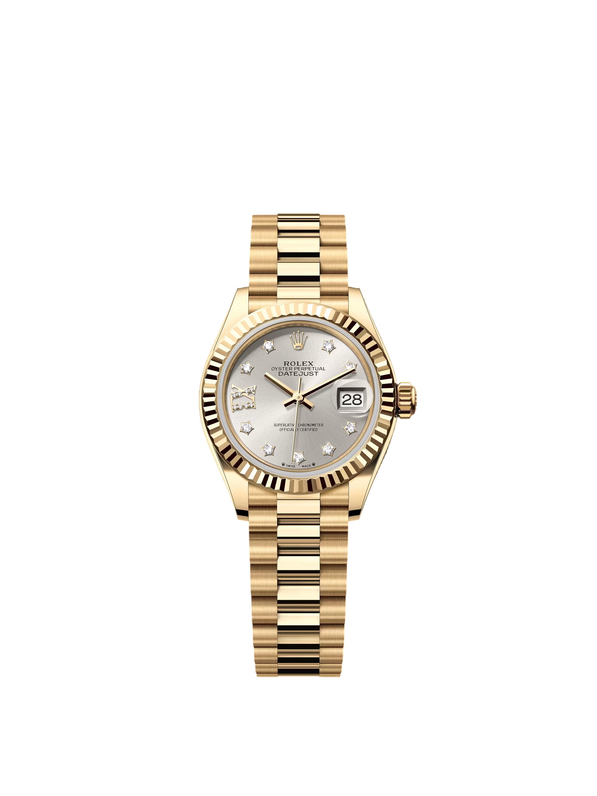 [2026 Mirror Grade]RLX Lady-Datejust 28mm 279178 Silver Diamond Dial
