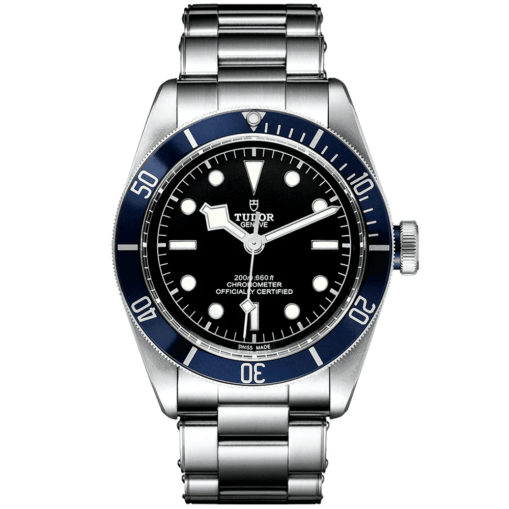 [2026 Mirror Grade]Black Bay 41mm Black Dial & Blue Bezel Men's Automatic Bracelet Watch