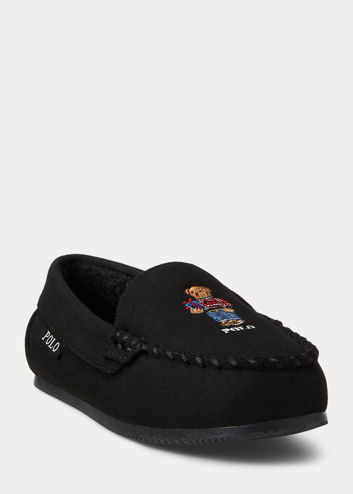 Polo Bear Faux-Suede Slipper