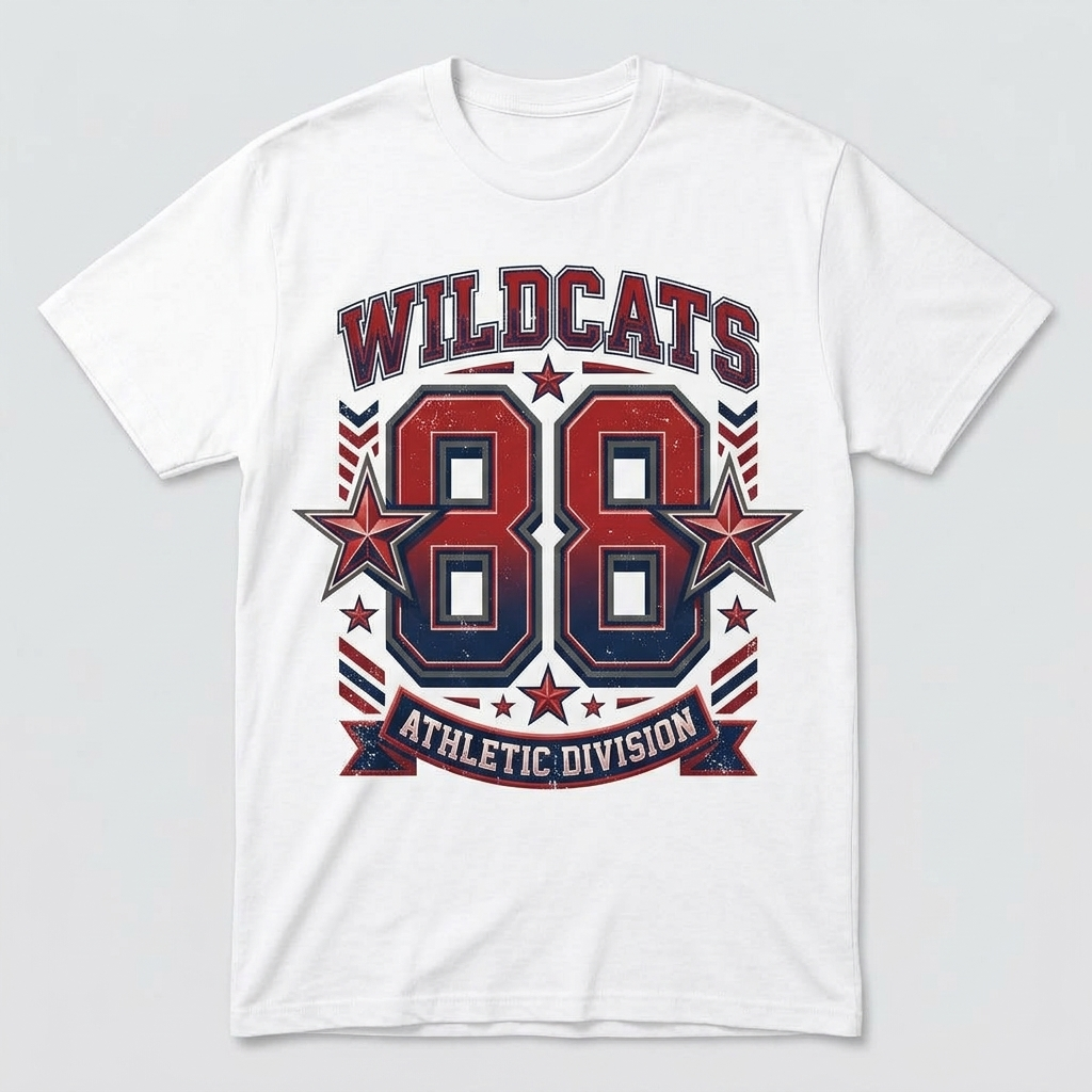 Unisex Loose Fit T-Shirt 100% Cotton Soft Comfortable Summer Casual Printed Top Soccer