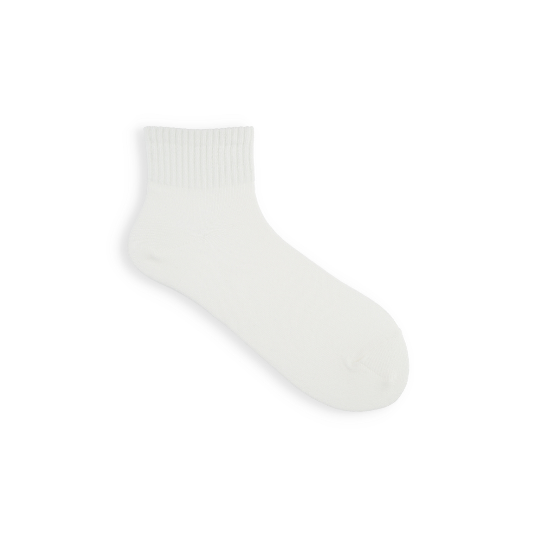 022130034 Water Repellent Rib Ankle Socks M