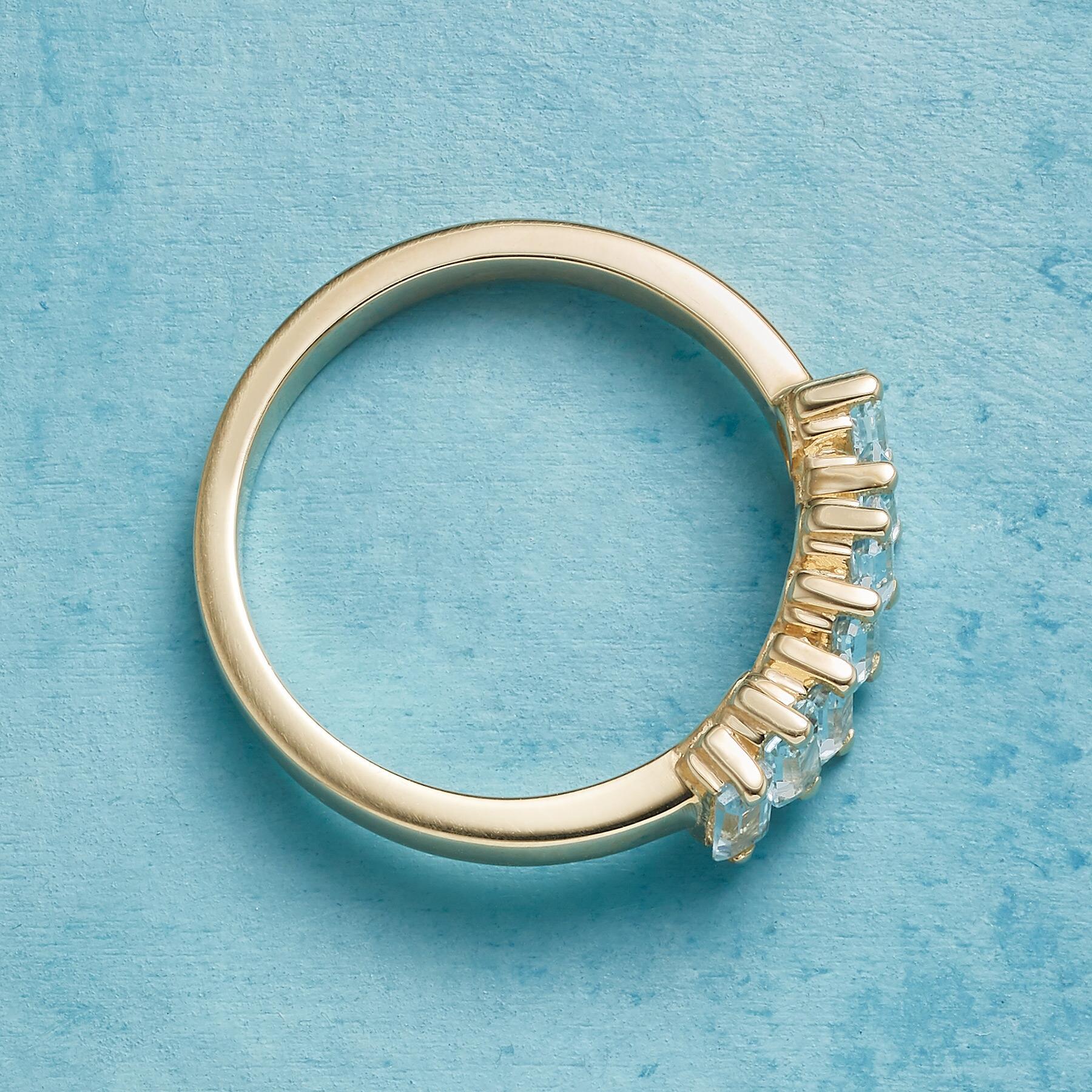 Random Blue Topaz Ring