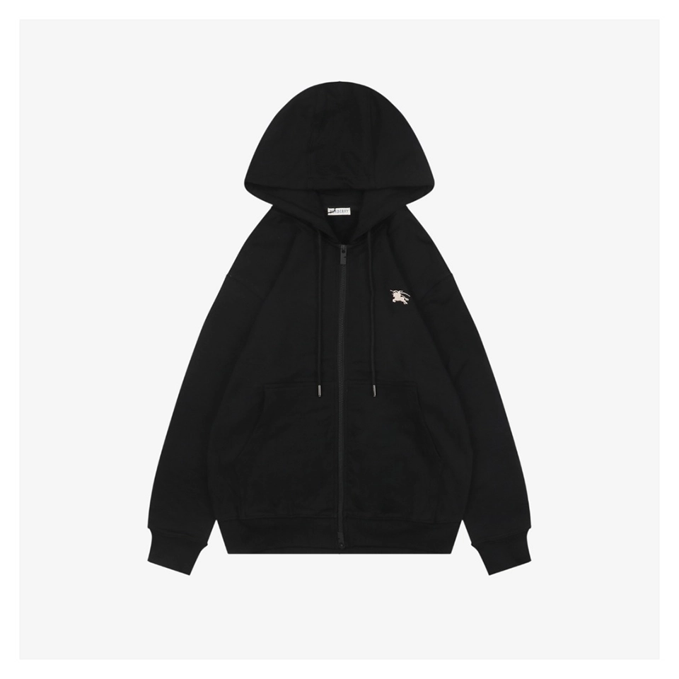 BBry Equestrian Knight Rope Logo Hoodie (Beige/Black)