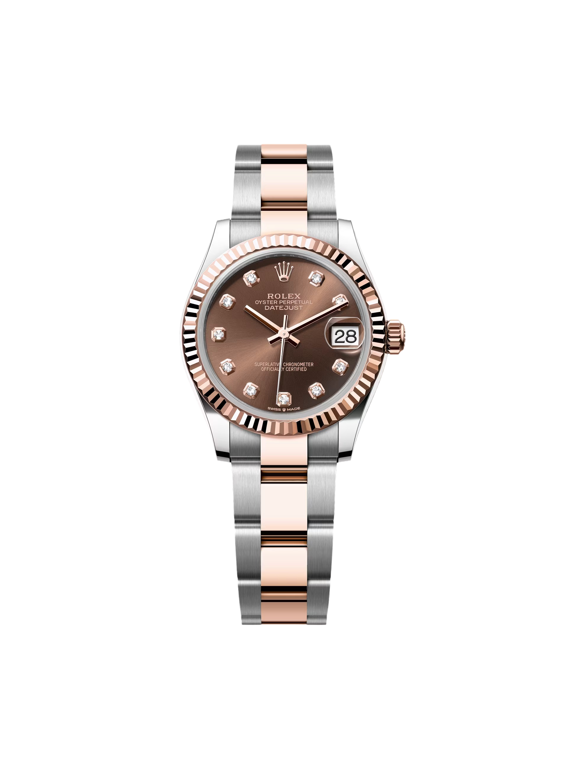 [2026 Mirror Grade]RLX Datejust m278271-0027/0028 Chocolate 31mm Dial Oyster Bracelet Watch