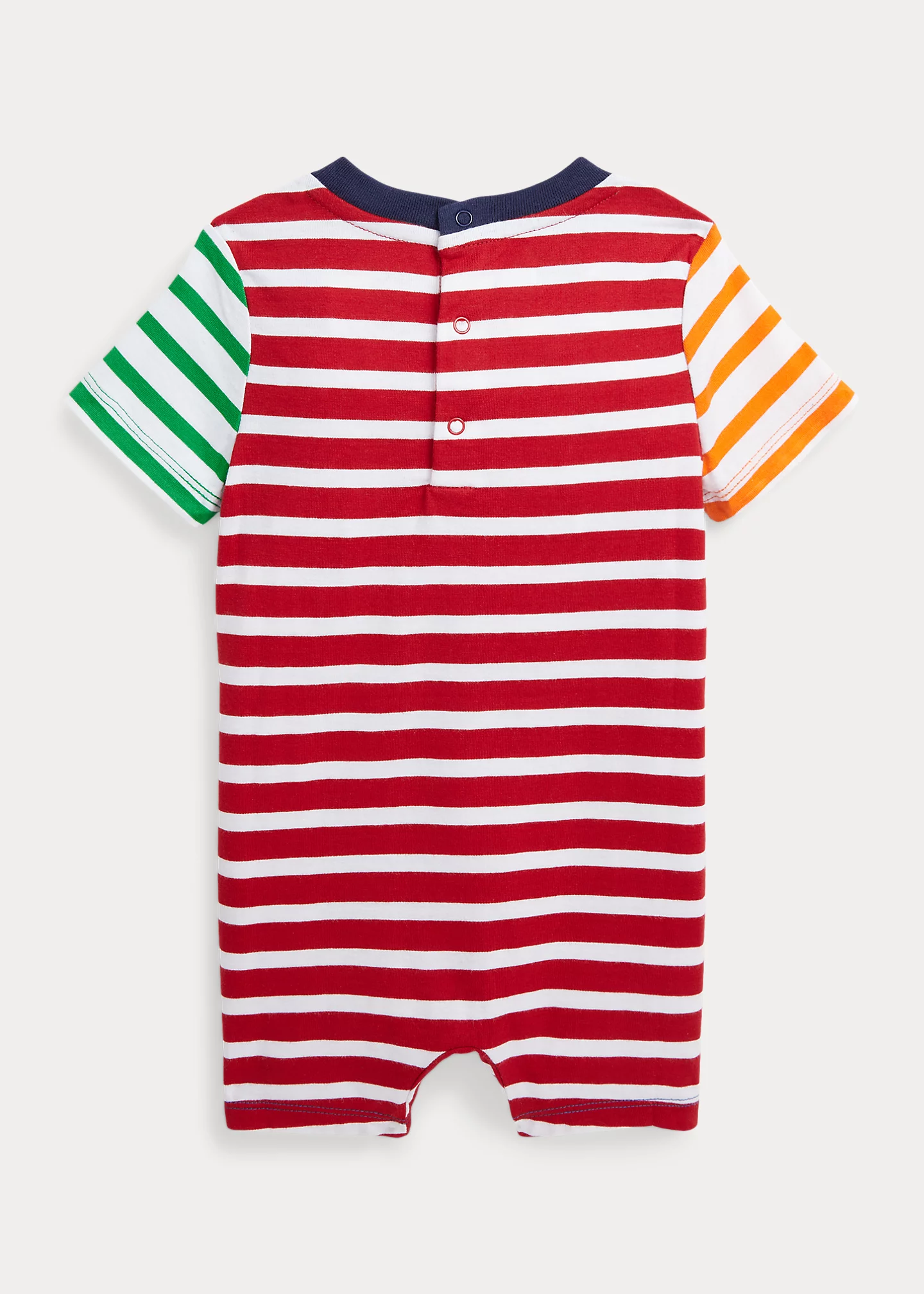 Striped Cotton Jersey Shortall