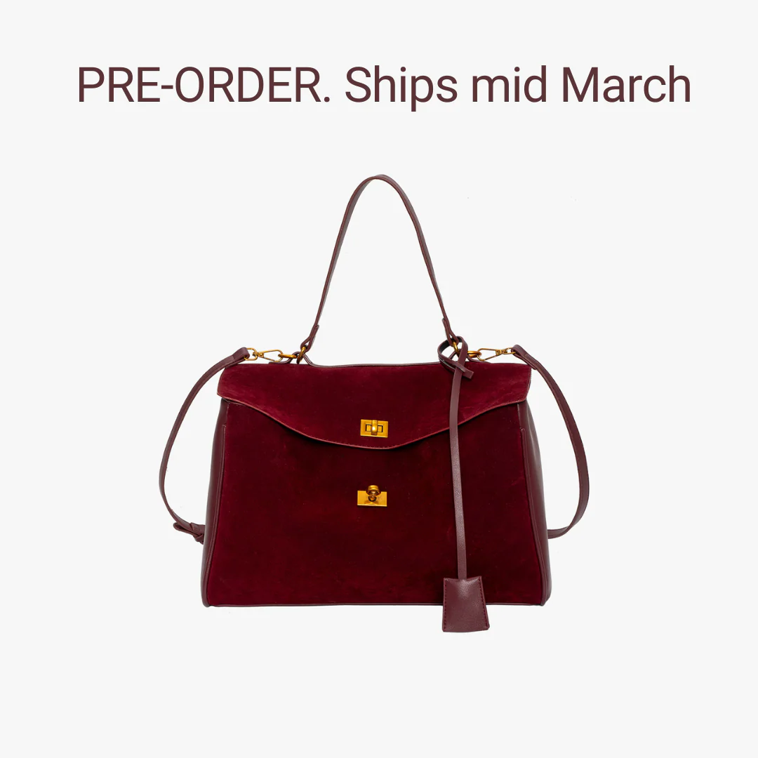 Suede Tote