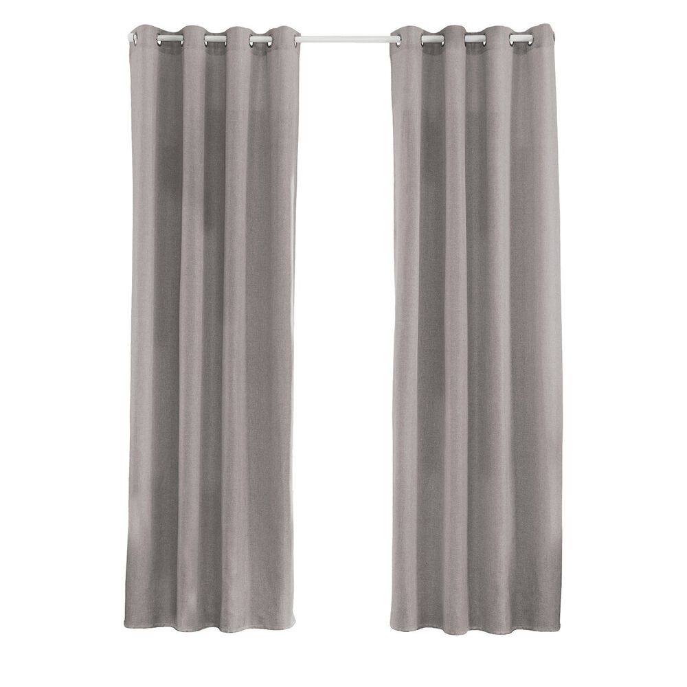 SMUKEE Zasłony strukturalne na przelotkach 140 x 250 cm Smukee, 2 szt., brązowe