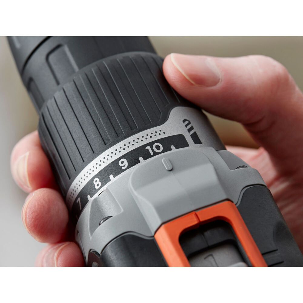 BLACK+DECKER Wiertarko-wkrętarka Black+Decker, 18 V, 10 akcesoriów, torba