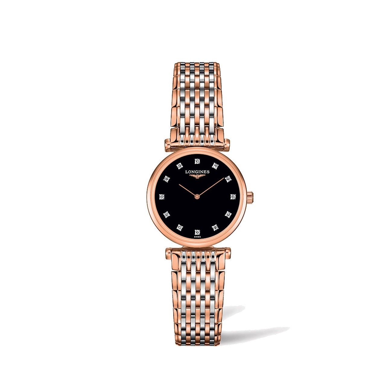 [2026 Mirror Grade]Longines Women's L4.209.1.57.7 La Grande Classique Diamond Two-Tone Stainless Steel Watch