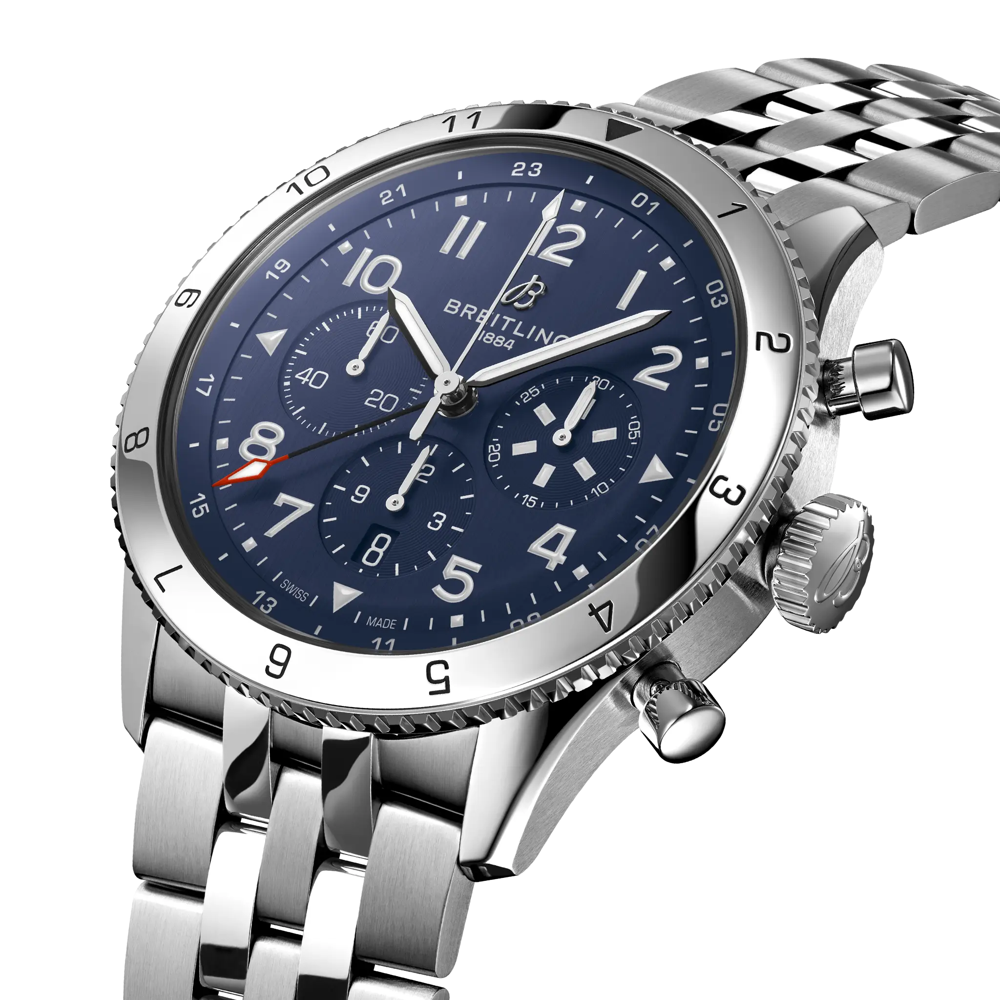 [2026 Mirror Grade]Breitling Classic AVI Super AVI B04 Chronograph GMT 46mm Tribute to Vought F4U Corsair AB04451A1C1A1