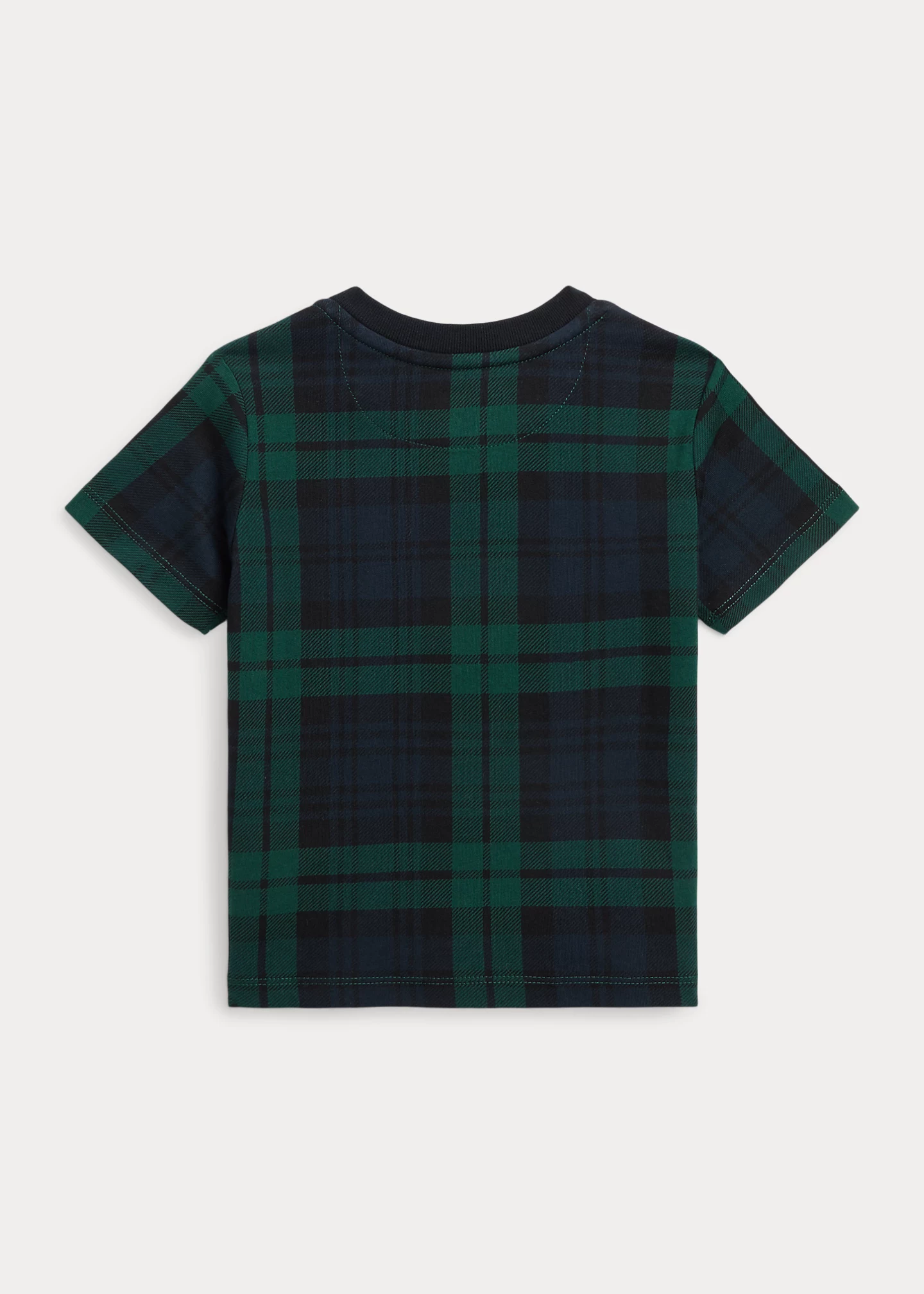 Polo Bear Plaid Cotton Jersey Tee