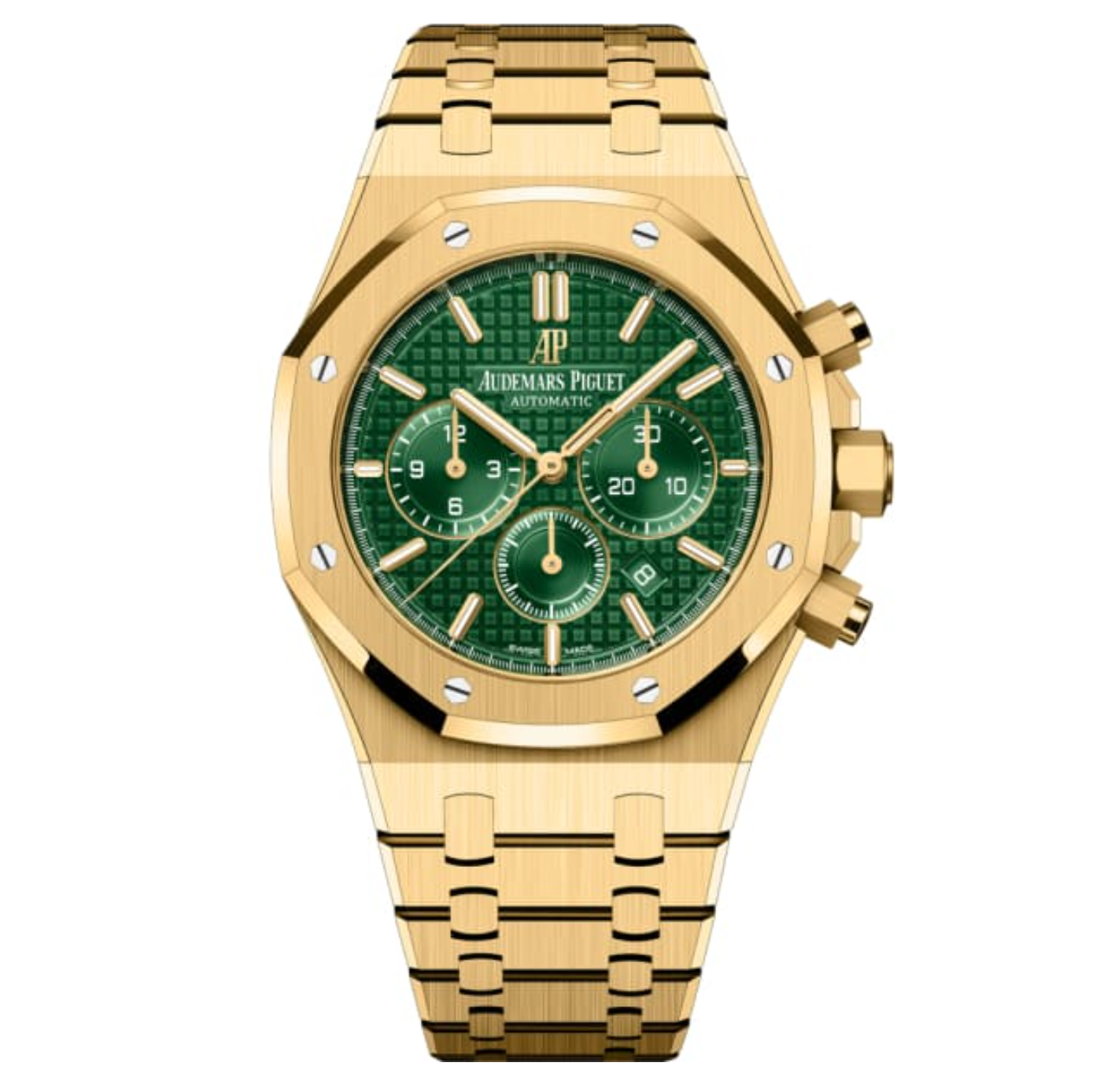 [2026 Mirror Grade]Audemars Piguet Royal Oak Chronograph Green Dial Limited Edition 41mm