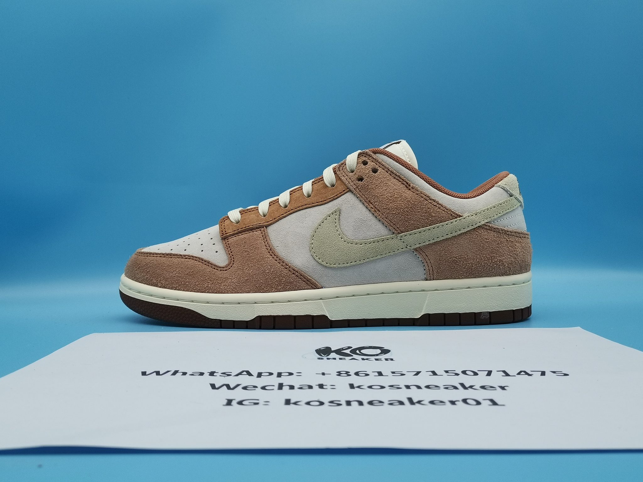 KO NIKE DUNK LOW RETRO PRM “MEDIUM CURRY” DD1390-100