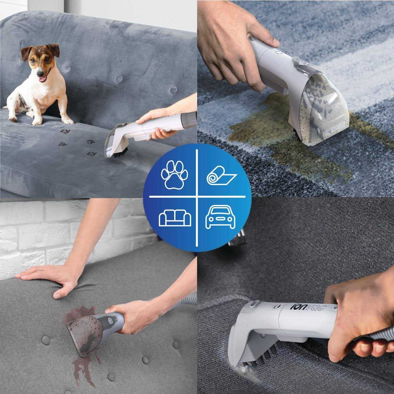 Ionvac Stain Lifter, Portable Carpet and Upholstery Cleaner