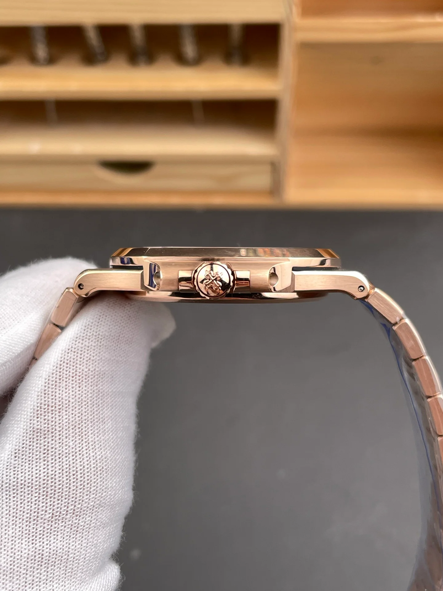Rose Gold Nautilus 5711 Dark Brown Dial