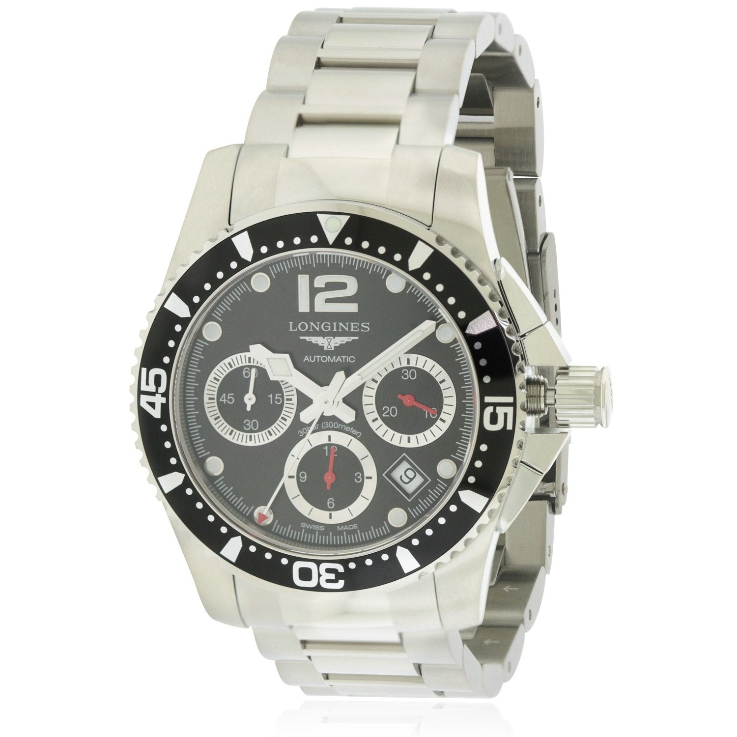 [2026 Mirror Grade]Longines Men's L37444566 HydroConquest Chronograph Automatic Stainless Steel Watch