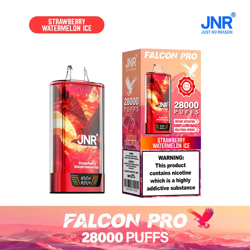 JNR - Falcon Pro - 28K - Disposable Vape - Strawberry Watermelon Ice